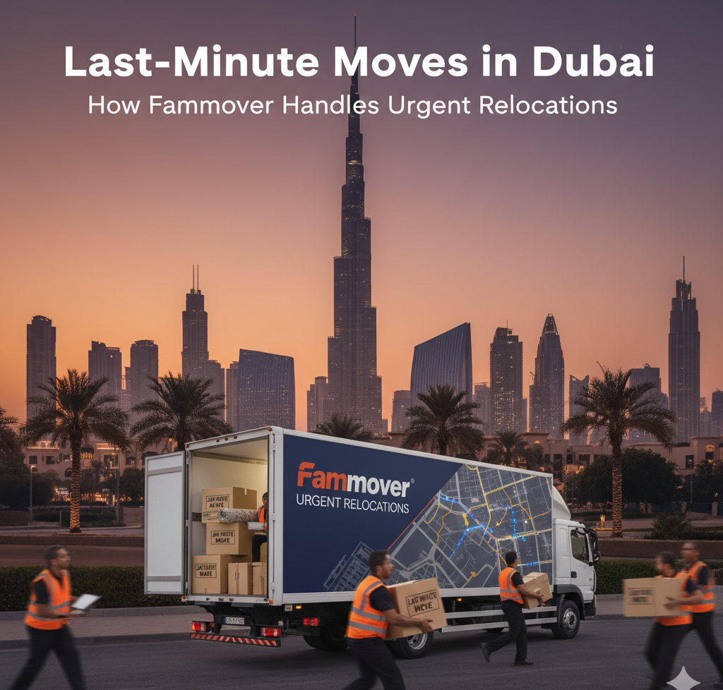 Last-Minute Moves in Dubai: How Fammover Handles Urgent Relocations